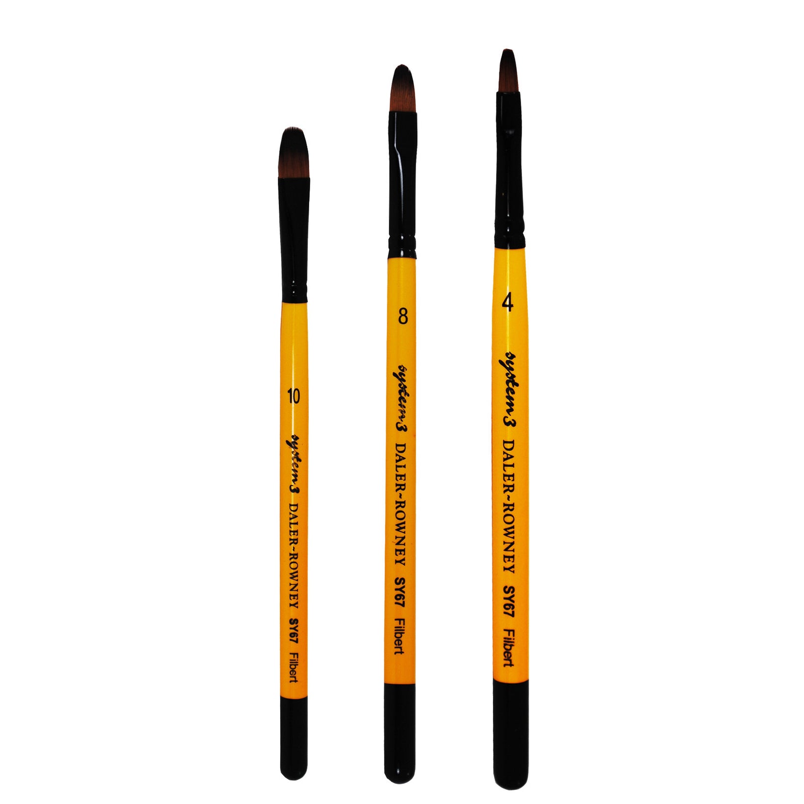 Daler Rowney System 3 SY67 – Short Handled Filbert