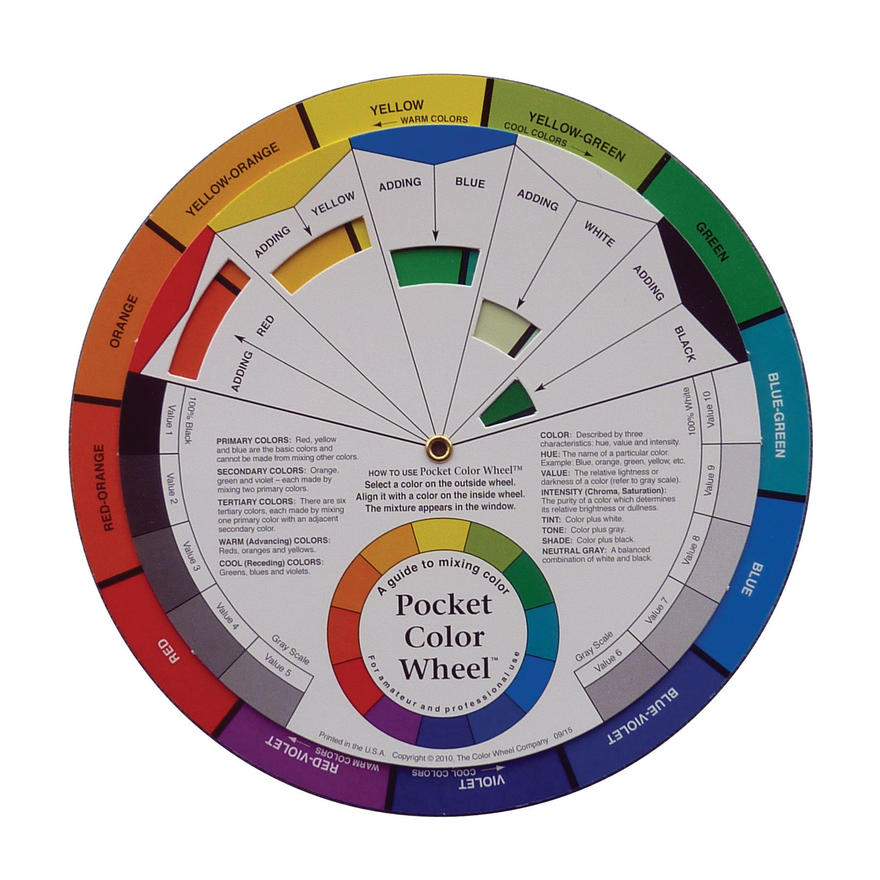 Insertable Color Wheel Pocket Colour Wheel - Just the brush