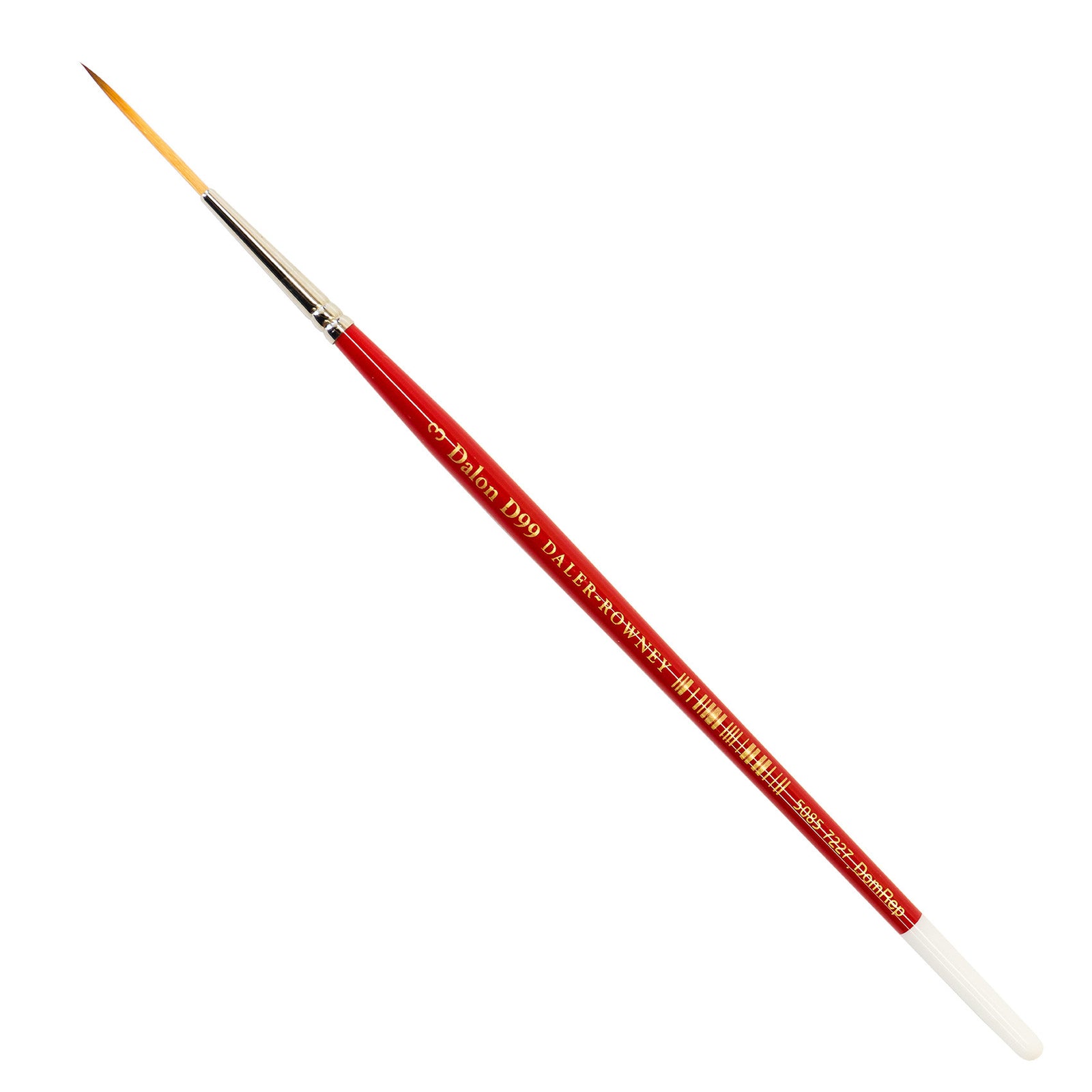 Entirely man-made, Daler-Rowney Dalon brushes are a conscious choice for vegan consumers. Dalon brushes are ideal for any creative working on a strict budget and are suitable for use with oils, watercolours and acrylics alike at a fraction of the cost of a sable.  The Series D99 is designed for lettering, lining out and landscape applications. 