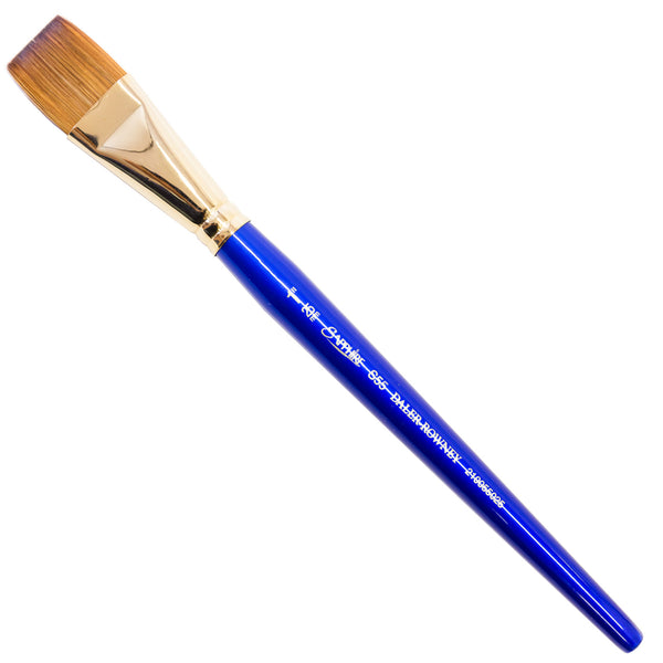 Daler-Rowney Pennello Serie Sapphire 48, Misura 5,1 Cm, Setole Miste Zibellino Sintetico, Per Acquerello E Acrilico
