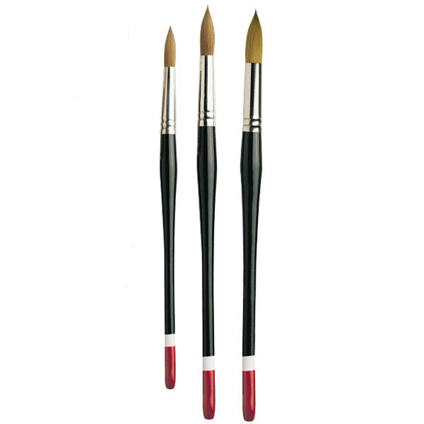 The Series 100 Connoisseur is an artist’s watercolour brush produced by Pro Arte. It is formed from a carefully calculated blend of Prolene and sable. A great deal of effort was put into producing this range but the result is remarkable. The Connoisseur looks and feels like a sable. It bellies holds colour and points in the manner which we have come to expect from a Pro Arte brush.