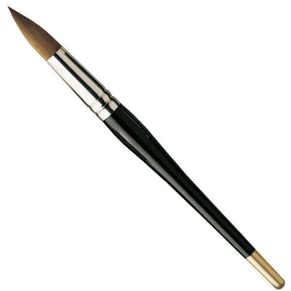 The Prolene 101 series was an immediate success for Pro Arte. In the years following the launch of these synthetic brushes, they have been refined and improved to become one of the favourites! Unlike Sable hair, the Prolene are exceedingly hard wearing and will not damage easily.   Used mainly for watercolour.