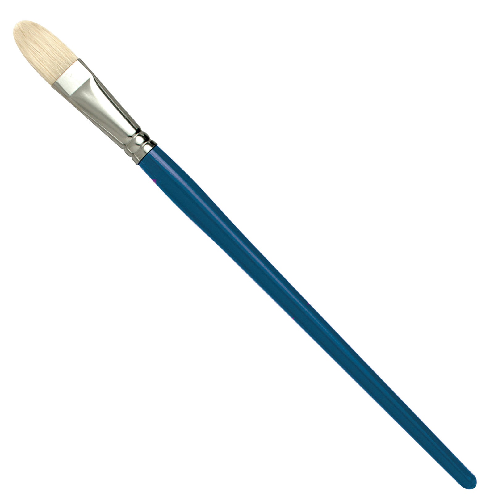 The Pro Arte Series C Studio Hog features four distinct shapes - Rounds, Flats, Filberts and Fans - for an affordable price. All are great for student painters and feature seamless nickel ferrules. The Medium size handles are sealed with a blue lacquer finish.