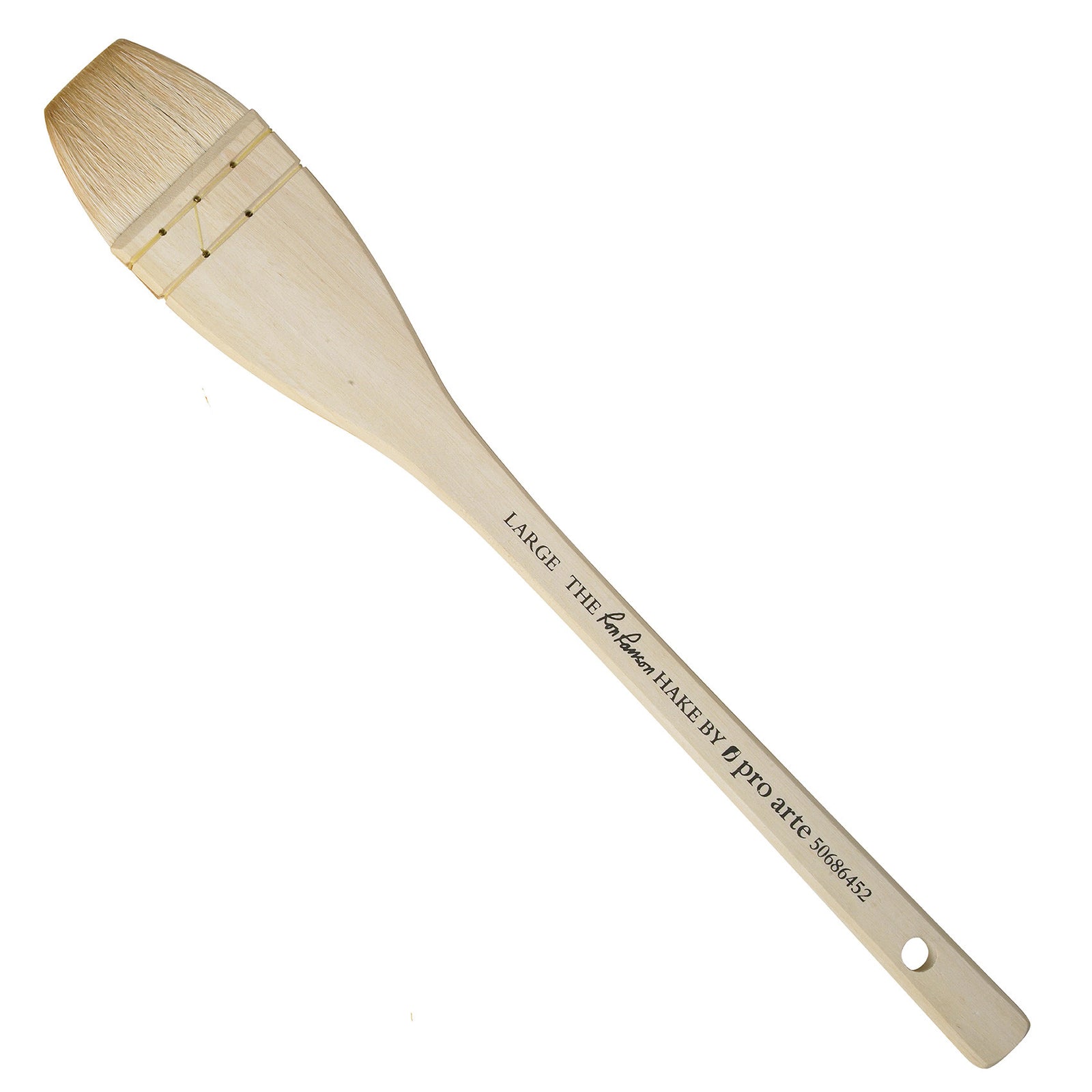 Pro Arte Ron Ranson Hakes are among the most popular brushes for painters looking to recreate the ‘fast and loose’ style of master artist Ron Ranson. These high-quality brushes are crafted with genuine goat hair for outstanding performance. Clean with cold water for best results, otherwise there may be a tendency to shrink. 
