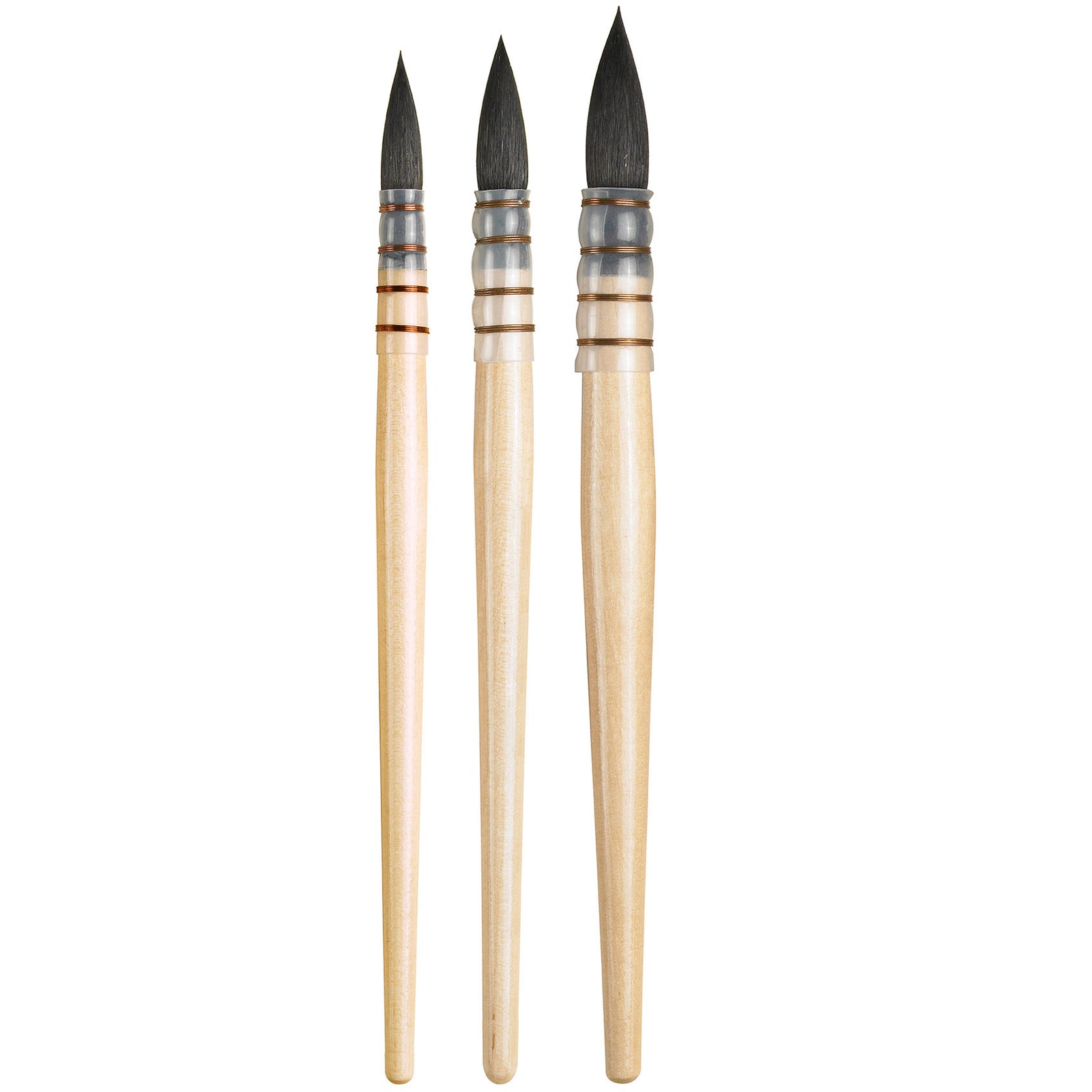 Pro Arte Series RSQ – Squirrel Mop is the perfect choice for watercolour artists working on a grand scale. Responding to a resurgence in the popularity of squirrel mops, Pro Arte has produced this new quality version made from the finest hair. Its premium three-knot quill-binding holds the hair tightly, giving the brush a superb belly and long life. This premium brush can hold huge amounts of colour, delivering superior results every time.