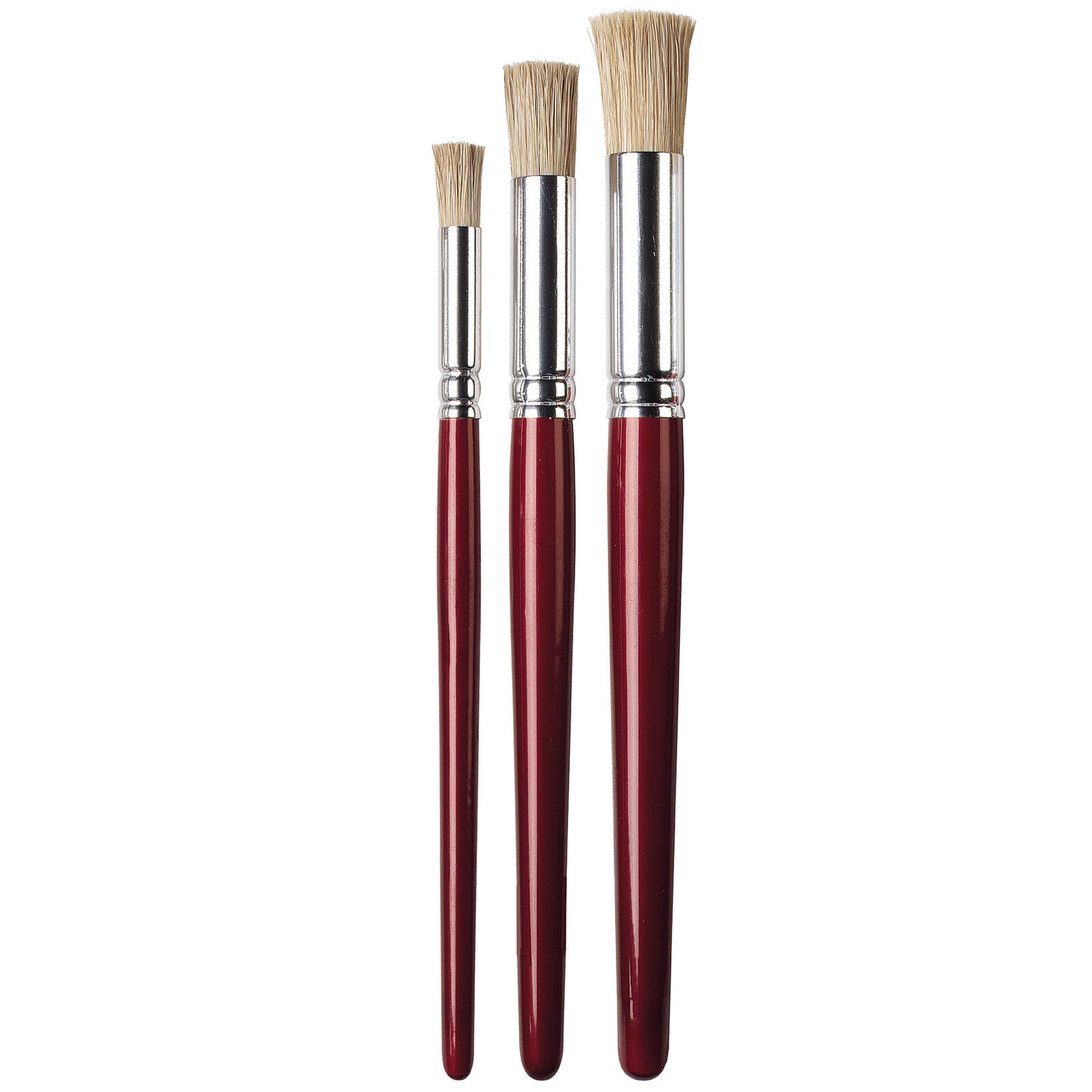 The Pro Arte Series SB Stencil brush is made with fine quality hog hair, ideal for the demanding needs of the stenciller.