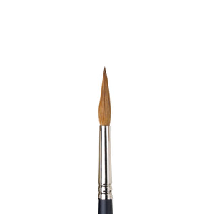 Winsor & Newtons Artists' Professional Watercolour Sable brush range is hand-made with high-quality Kolinsky sable hair. The Pointed Round has an elongated point and tip for accuracy and fine detail.