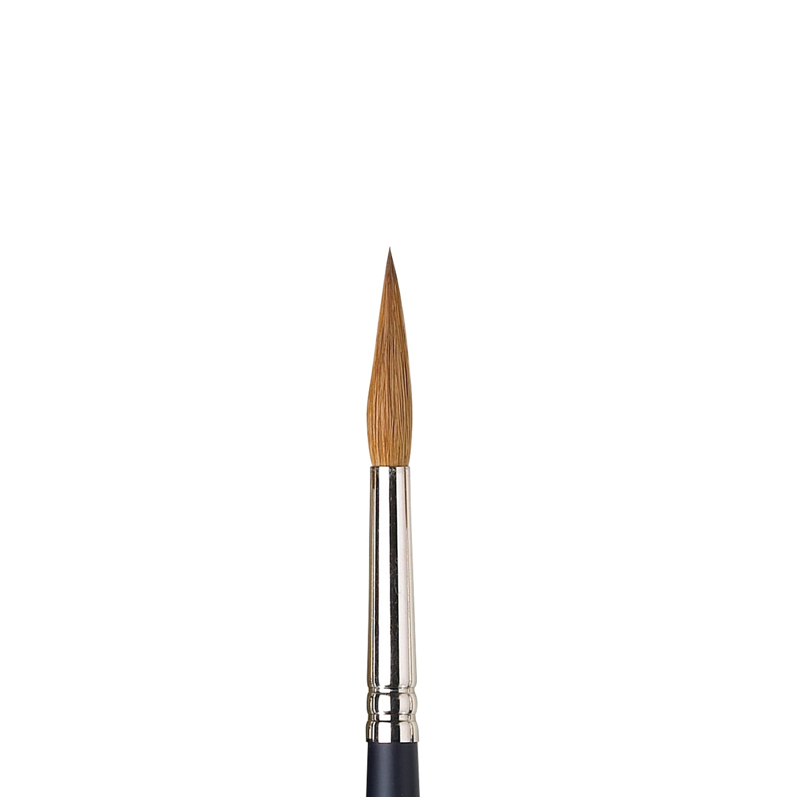 Kolinsky sable, the Winsor and Newton Artists' Professional Watercolour brush, has superior water retention and colour flow essential for watercolour painting. The Pointed Round shape combines a refined tapered tip for precise linework with a generous belly that holds substantial pigment loads. Its sculpted, matt-finish handle provides ergonomic control during extended painting sessions.